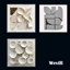 The 3D wall decor logo