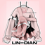 LIN-DIAN Long-sleeve T and skirt logo