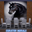 Wall murals WM 012 wild stallion - Base game compatible logo