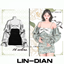 LIN-DIAN Pearl strappy dress logo