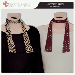 Chic Scarves (Prints) (Fixed problem with Lods!)