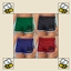Four Basic Male Shorts with Simlish Print logo