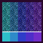 leopard print blue palette logo
