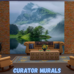 Wall murals WM 022 cold mountains - Base game compatible logo