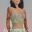 Bodycon Cutout Top Recolour logo