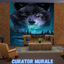 Wall murals WM 026 mystical creatchers - Base game compatible logo