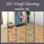 Seventies Retro Vinyl Flooring, Small logo